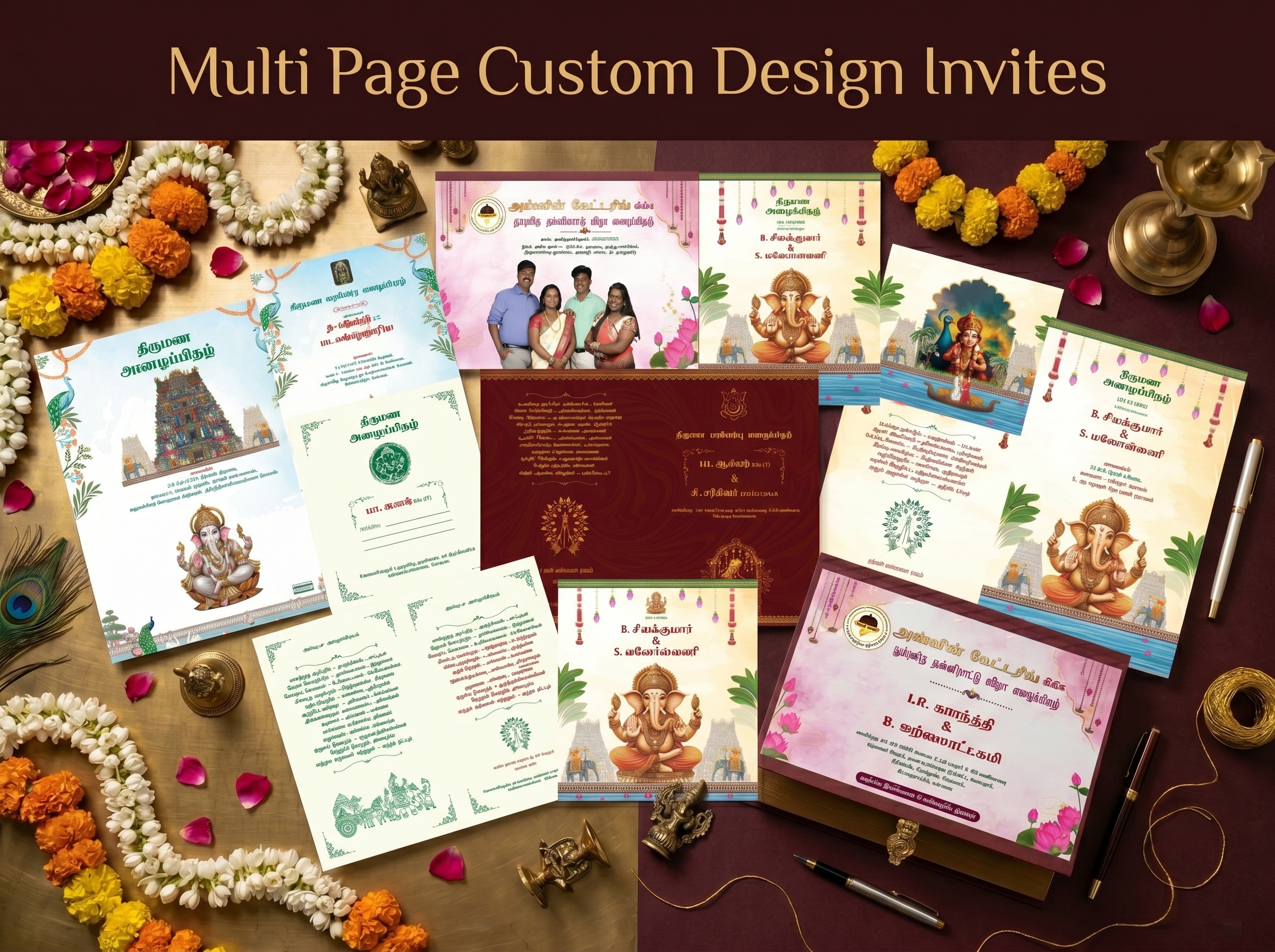 Multi Page Custom Designer Cards