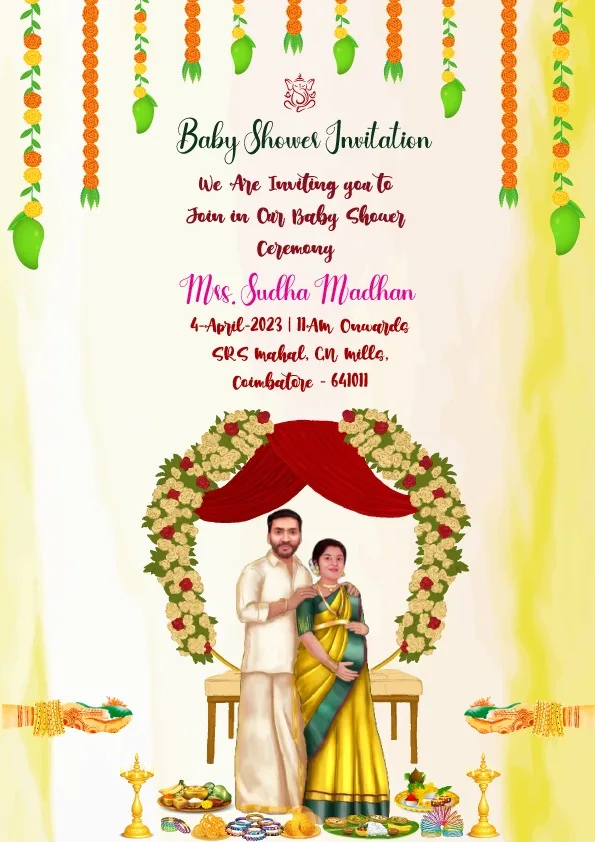 Customized Baby Shower Invitation Cards