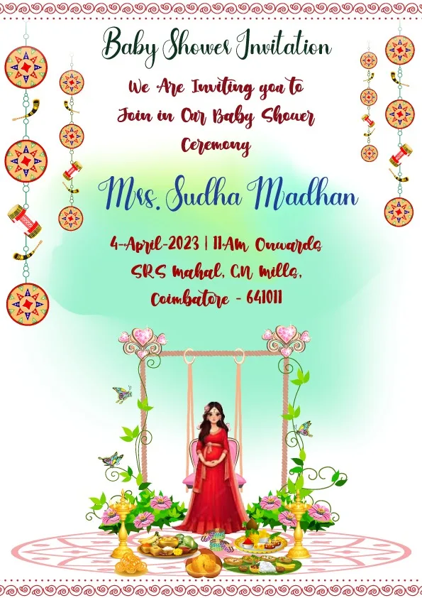 Customized Baby Shower Invitation Cards