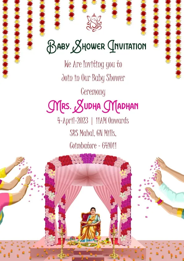 Customized Baby Shower Invitation Cards