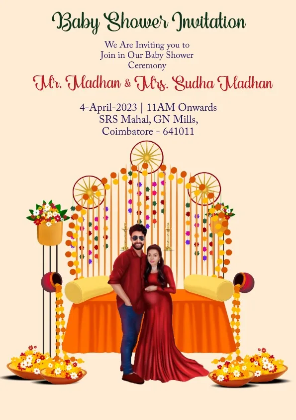 Customized Baby Shower Invitation Cards