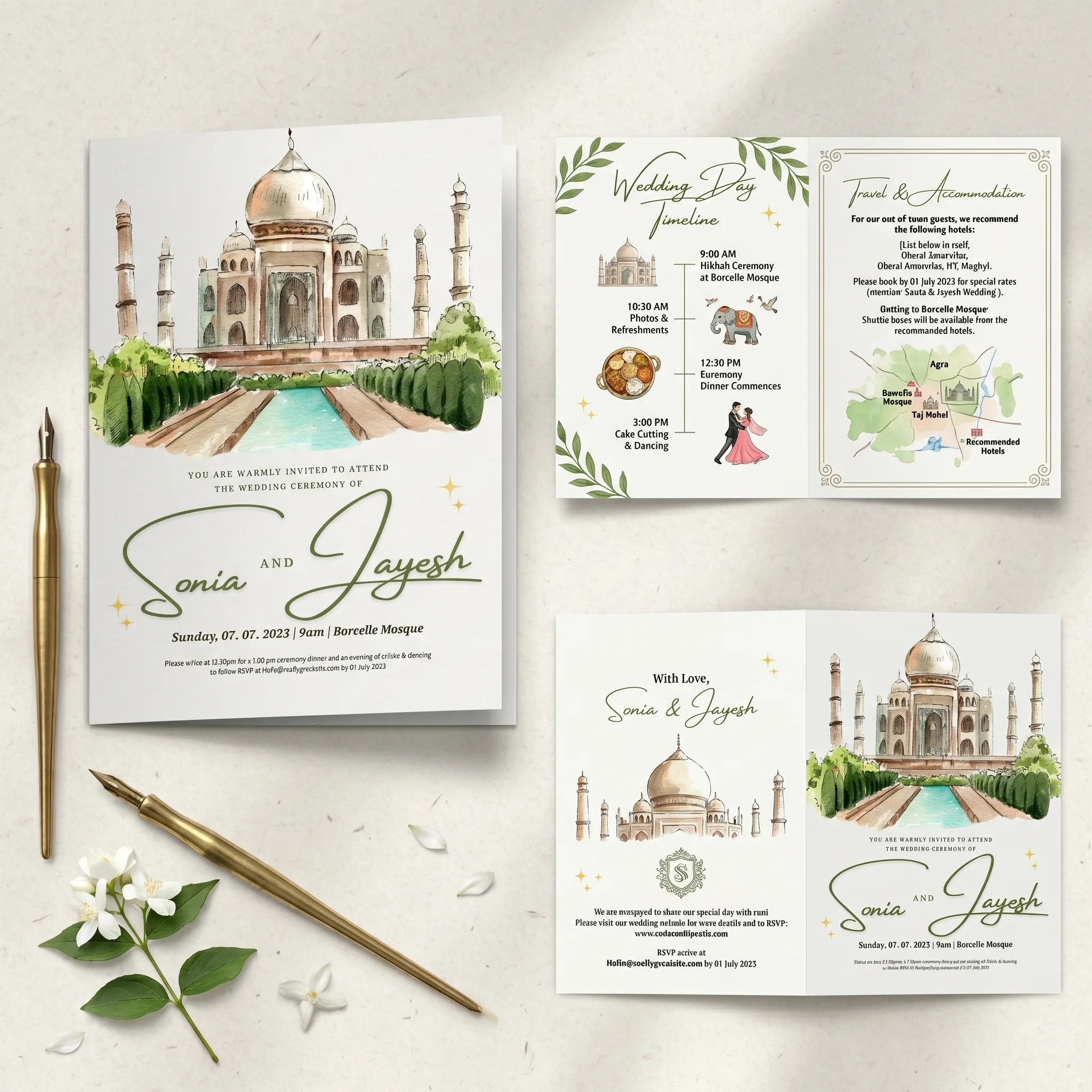 Multi Page Custom Designer Cards