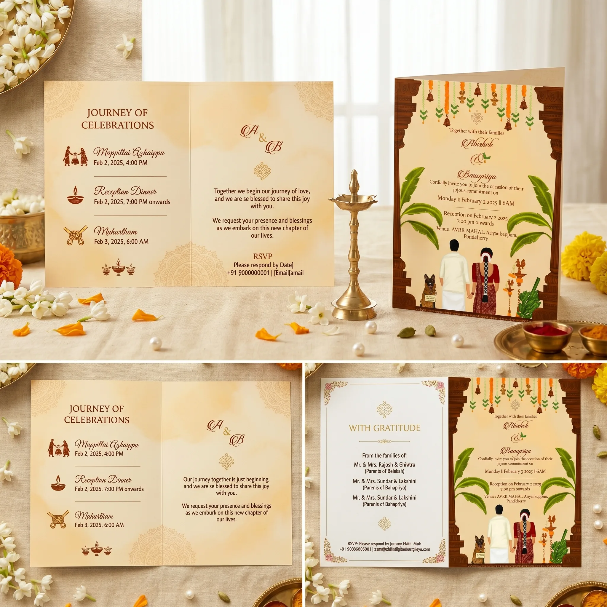 Multi Page Custom Designer Cards