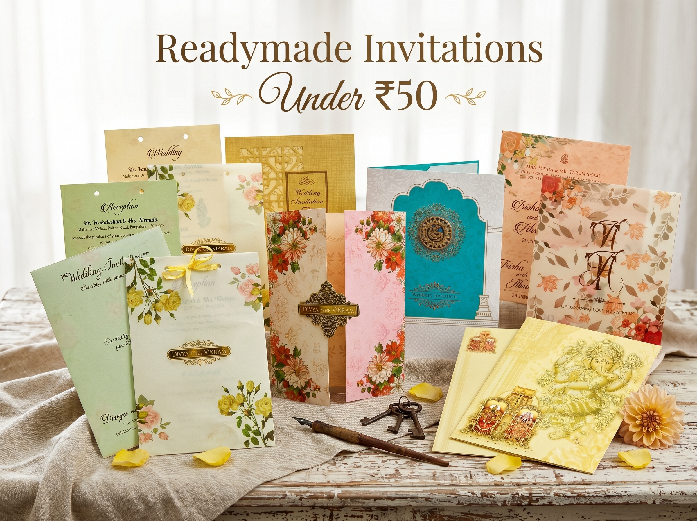 Readymade Cards Under ₹50