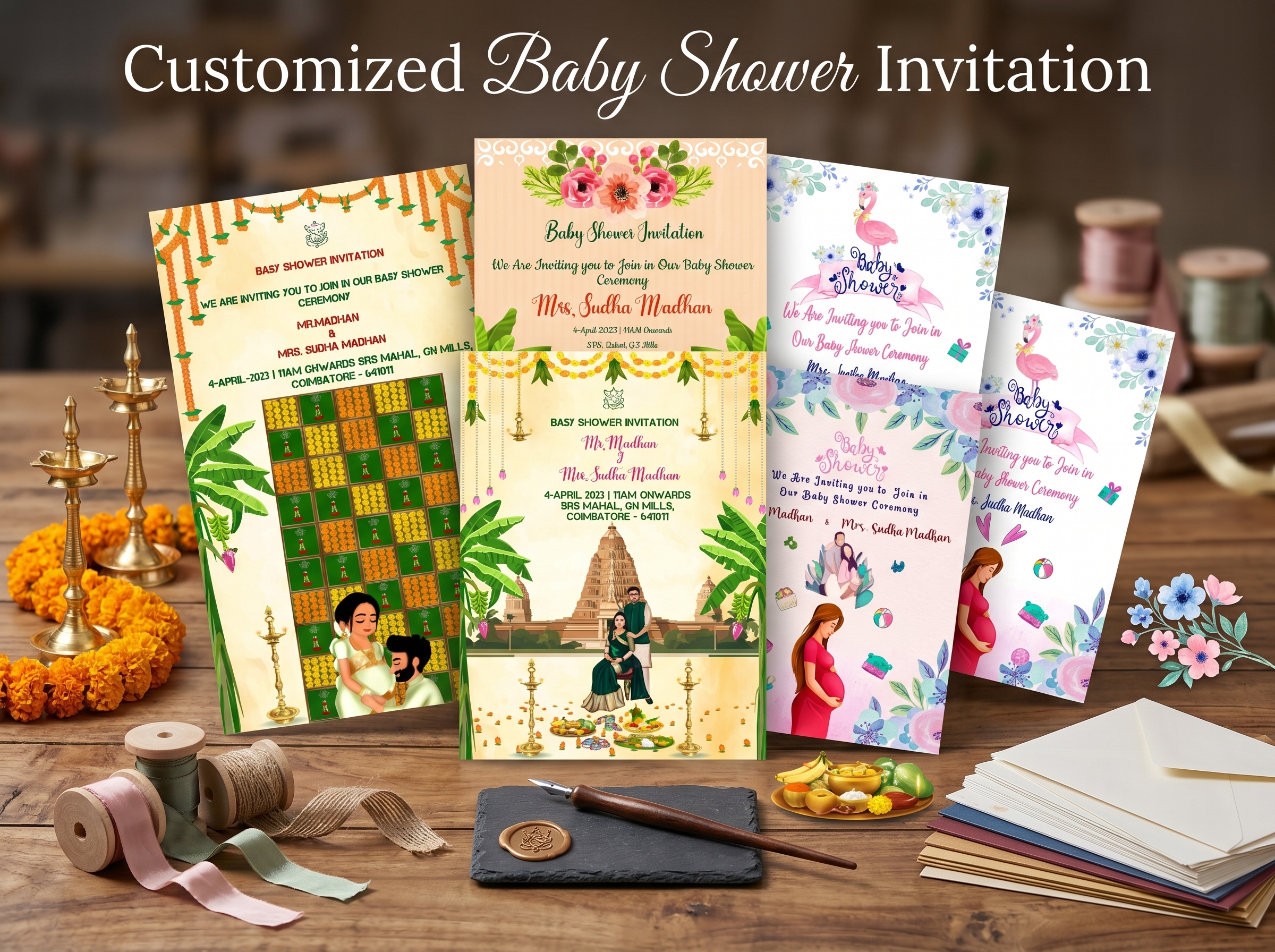 Customized Baby Shower Invitations